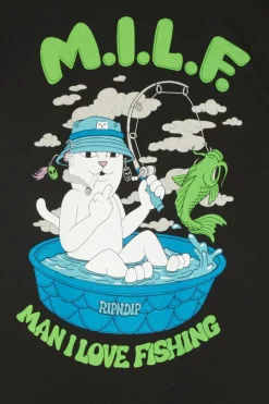 M.I.L.F - t-shirt | Noir*RIPNDIP Online
