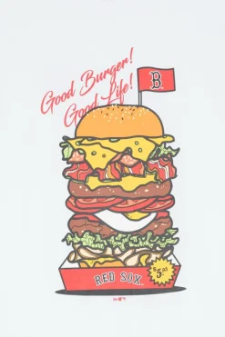 MLB BURGER GRAPH - T-shirt | Blanc*NEW ERA New
