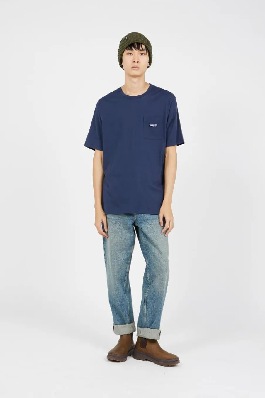 M's Regenerative Organic - T-shirt | Bleu*PATAGONIA Clearance