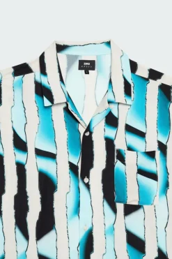 Multidimen stripes - Chemise | Bleu*EDWIN
