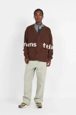 NAME CARDIGAN - Gilet | Marron*NEW AMSTERDAM SURF ASSOCIATION Clearance
