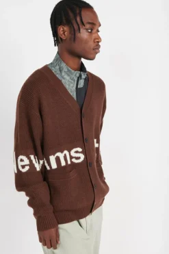 NAME CARDIGAN - Gilet | Marron*NEW AMSTERDAM SURF ASSOCIATION Clearance