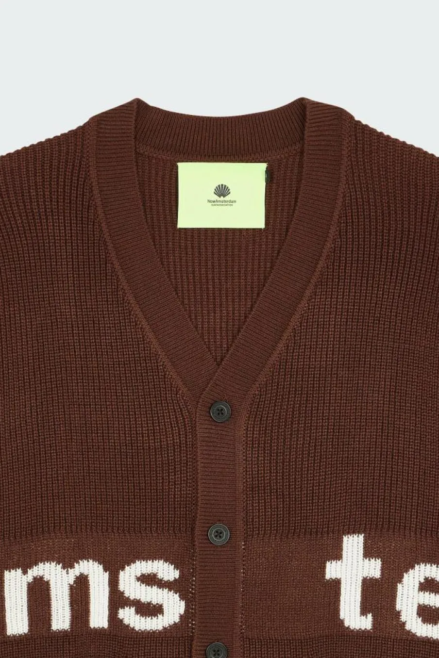 NAME CARDIGAN - Gilet | Marron*NEW AMSTERDAM SURF ASSOCIATION Clearance