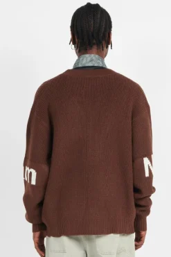 NAME CARDIGAN - Gilet | Marron*NEW AMSTERDAM SURF ASSOCIATION Clearance