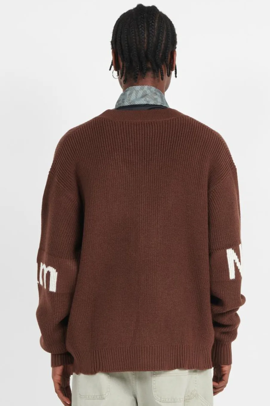 NAME CARDIGAN - Gilet | Marron*NEW AMSTERDAM SURF ASSOCIATION Clearance