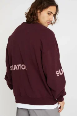 NAME CREW - Sweatshirt | Rouge*NEW AMSTERDAM SURF ASSOCIATION Best