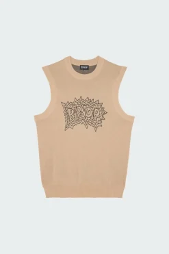 Natural Shock Knit Sweater Vest - Pull | Beige*RIPNDIP Online
