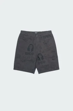 NERM DOODLE TWILL - Short | Marron*RIPNDIP Sale