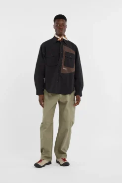 NYLON BRENTWOOD SHIRT - cHEMISE | Noir*GRAMICCI Sale