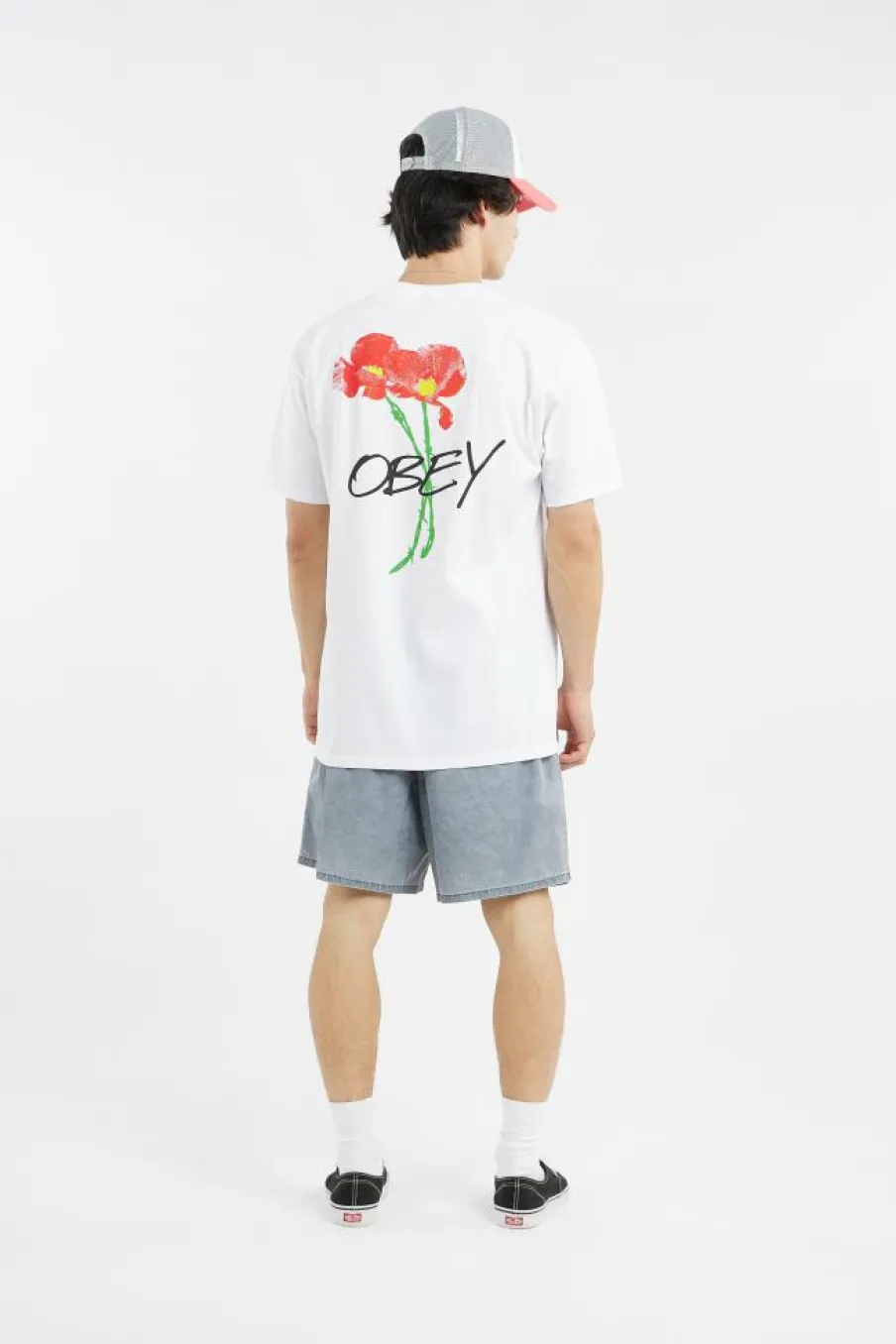 POPPIES - T-shirt | Blanc*OBEY Online