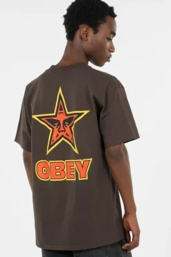 STAR - T-shirt | Marron*OBEY New