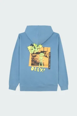 YOU HAVE TO HAVE A DREAM - Hoodie | Bleu*OBEY Outlet