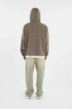 OG CHECK ANORAK JACKET - Veste | Violet*LOST MANAGEMENT CITIES Outlet