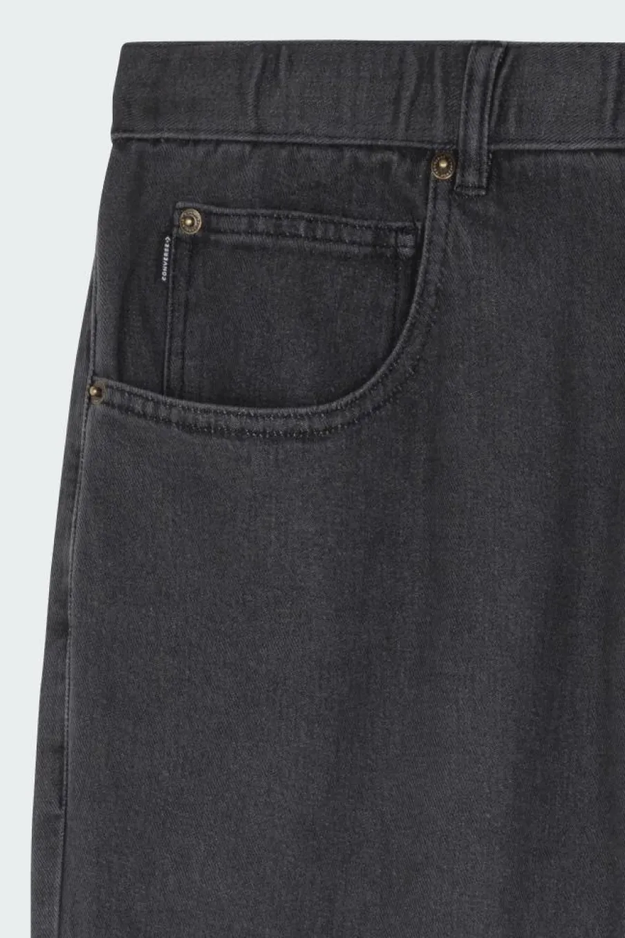 OPEN HEM BAGGY PANT - Jean | Noir*CONVERSE Clearance