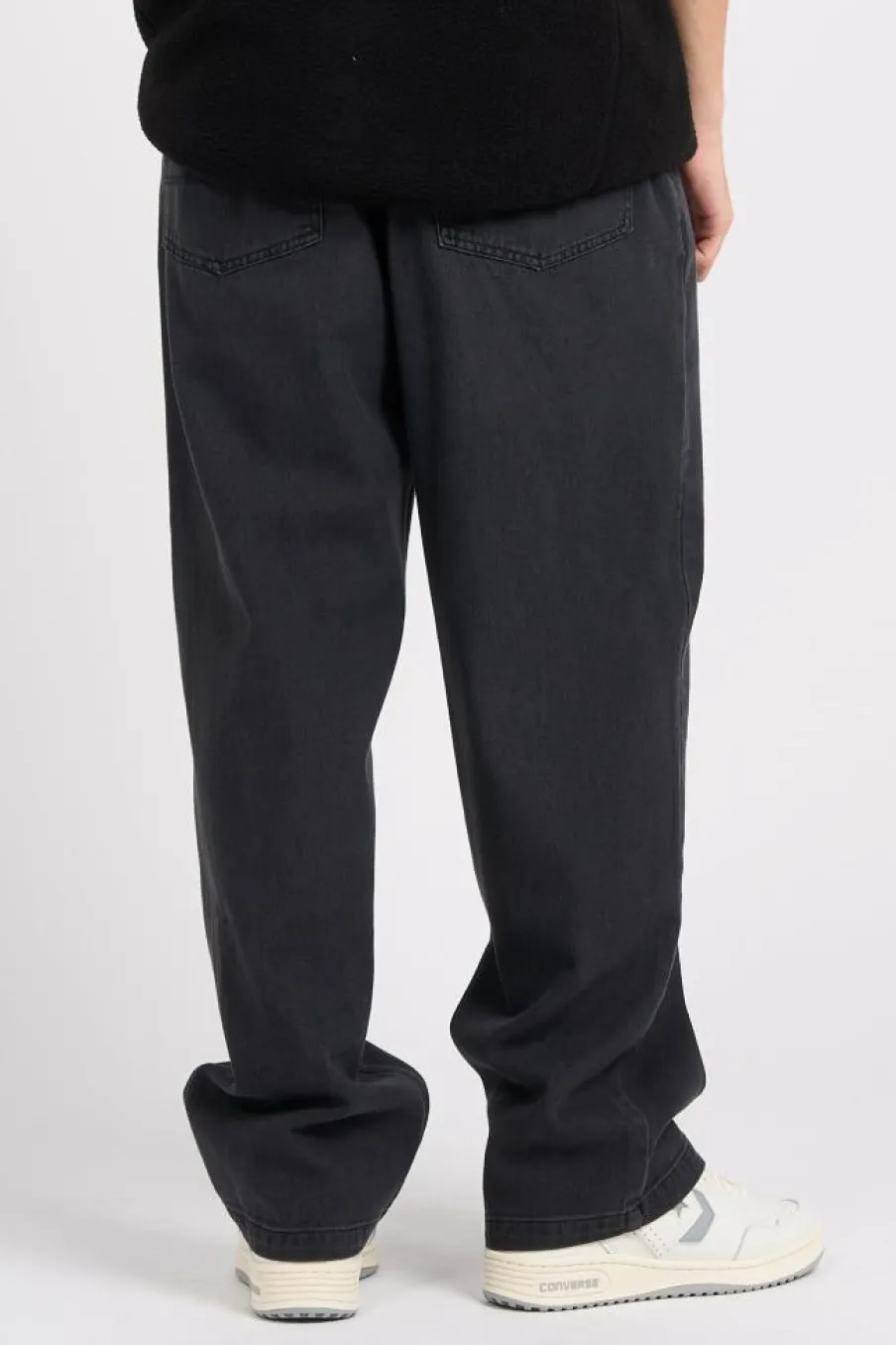 OPEN HEM BAGGY PANT - Jean | Noir*CONVERSE Clearance