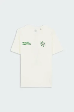 OUTDOOR ADVENTU - T-shirt | Beige*ELEMENT Sale