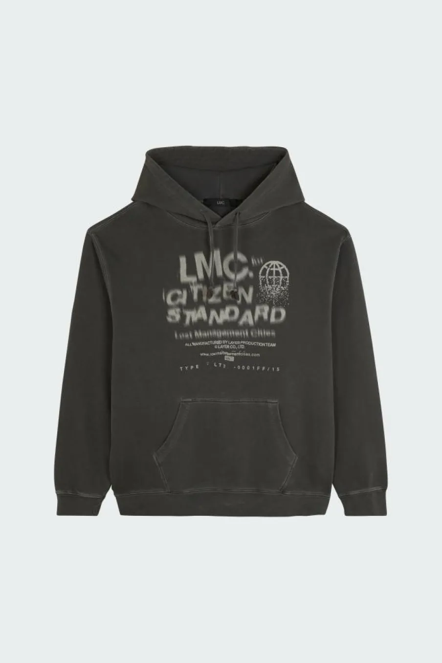 OVERDYED CITIZEN STANDARD - Hoodie | Gris*LOST MANAGEMENT CITIES Online