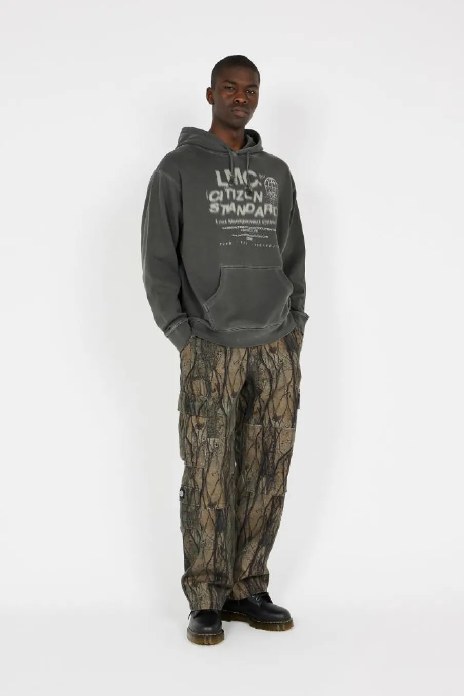 OVERDYED CITIZEN STANDARD - Hoodie | Gris*LOST MANAGEMENT CITIES Online