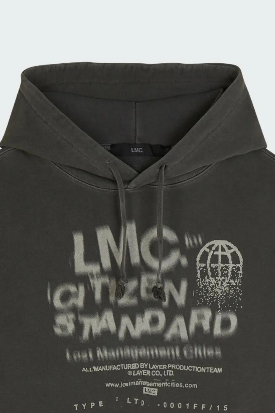 OVERDYED CITIZEN STANDARD - Hoodie | Gris*LOST MANAGEMENT CITIES Online
