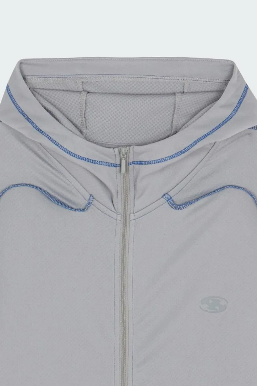 OVERLOCK MESH - Hoodie zippé | Gris*SAN SAN GEAR