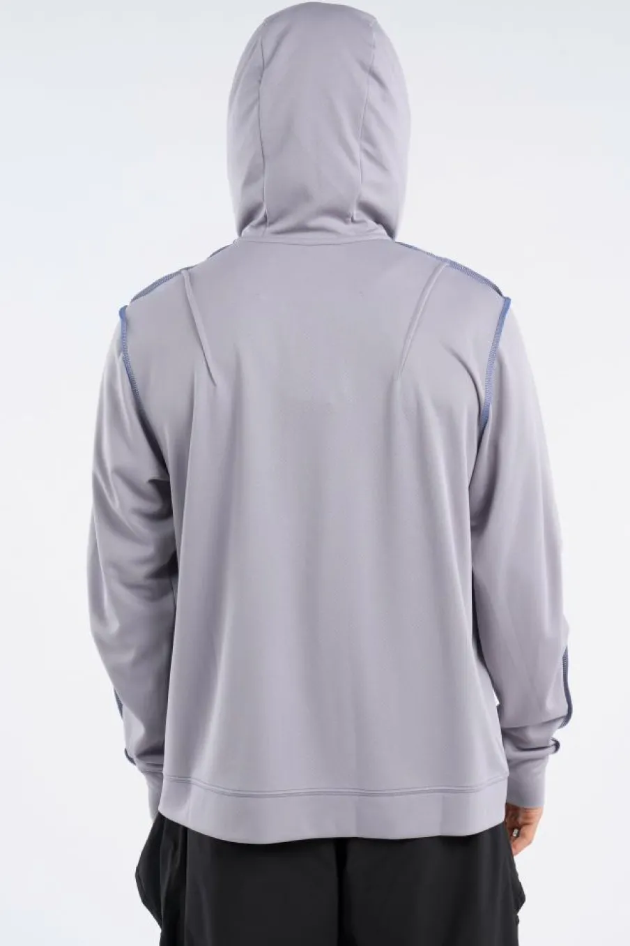 OVERLOCK MESH - Hoodie zippé | Gris*SAN SAN GEAR