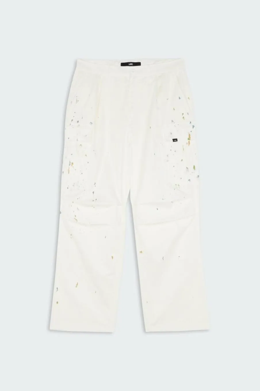 PAINTING WIDE CARGO PANTS - Pantalon cargo | Blanc*LOST MANAGEMENT CITIES Outlet