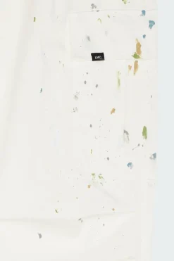 PAINTING WIDE CARGO PANTS - Pantalon cargo | Blanc*LOST MANAGEMENT CITIES Outlet