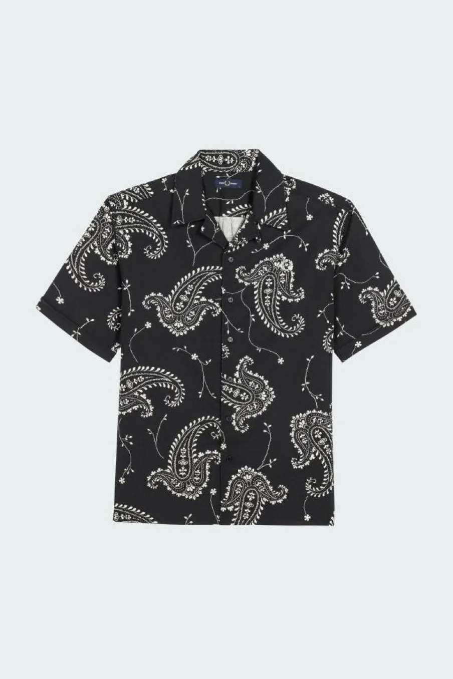 PAISLEY PRINT REVERE - Chemise | Noir*FRED PERRY Hot