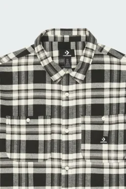 PLAID SHIRT - Chemise | Noir*CONVERSE Clearance