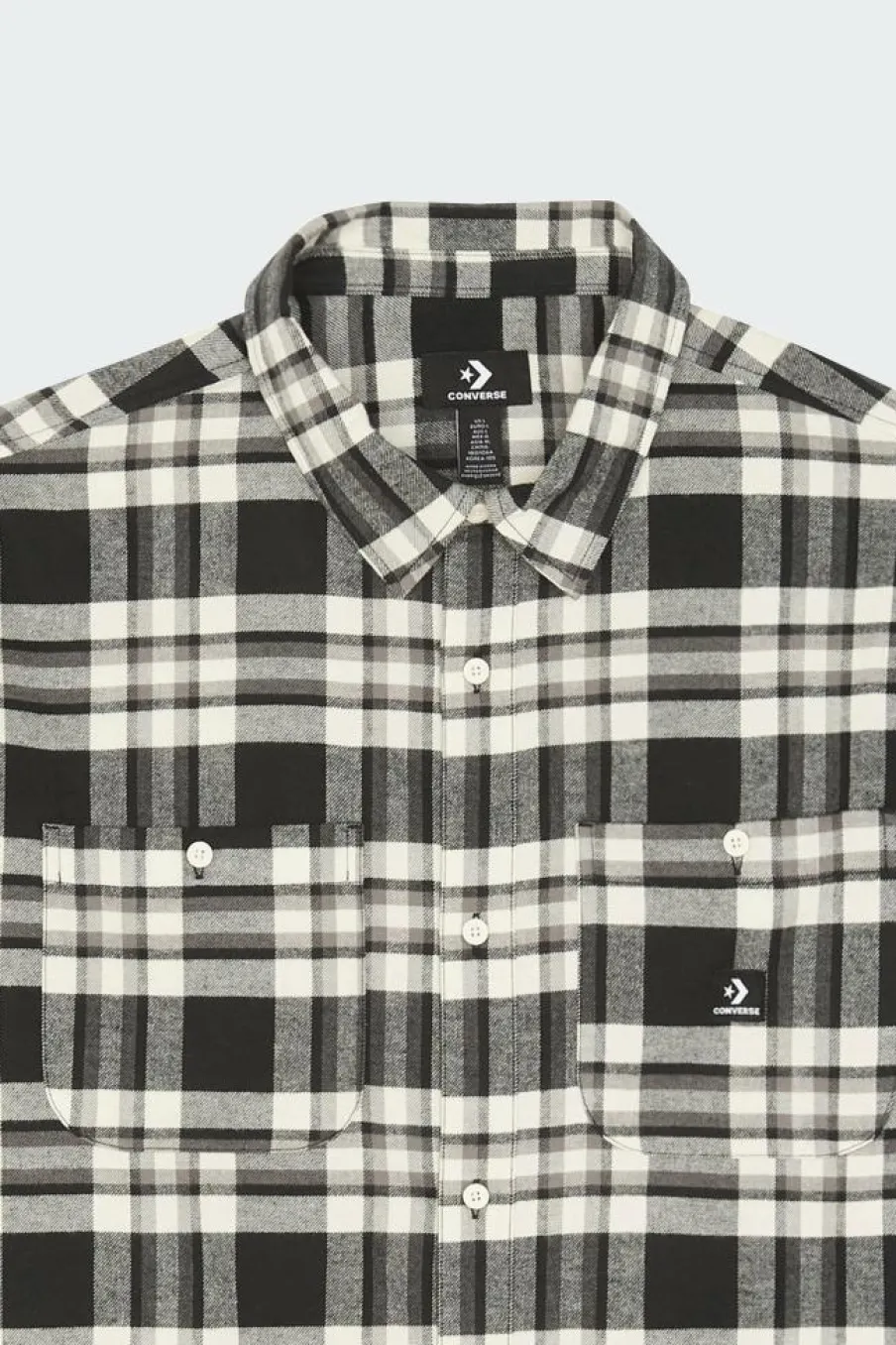 PLAID SHIRT - Chemise | Noir*CONVERSE Clearance