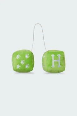 PLANTLIFE FUZZY DICE - Ornement pour rétroviseurs | Vert*HUF Online