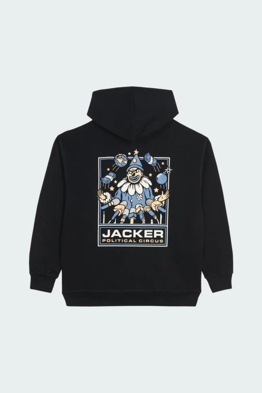 POLITICAL CIRCUS - Hoodie | Noir*JACKER Online
