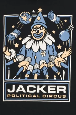 POLITICAL CIRCUS - Hoodie | Noir*JACKER Online