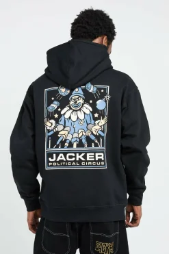 POLITICAL CIRCUS - Hoodie | Noir*JACKER Online