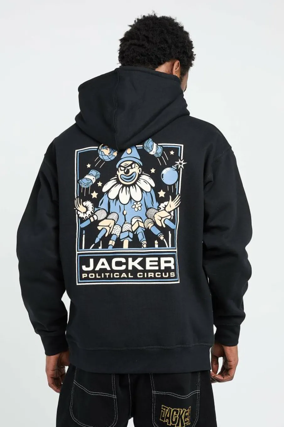 POLITICAL CIRCUS - Hoodie | Noir*JACKER Online