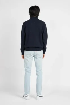 PULL 1/2 ZIP FIL RECYCLE - Sweatshirt | Bleu*SCHOTT Outlet