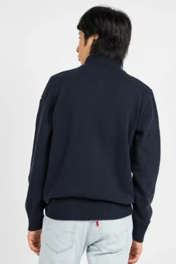 PULL 1/2 ZIP FIL RECYCLE - Sweatshirt | Bleu*SCHOTT Outlet