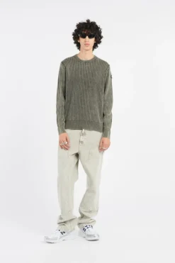 PULL COL ROND RIB - Pull | Vert*SCHOTT Discount