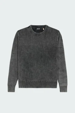 PULL COL ROND RIB - Pull | Noir*SCHOTT New