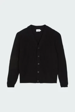 PULL F4GFD003 ABATE CARDI 010 B - Cardigan | Noir*FARAH Sale