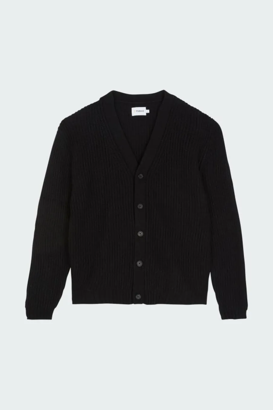 PULL F4GFD003 ABATE CARDI 010 B - Cardigan | Noir*FARAH Sale