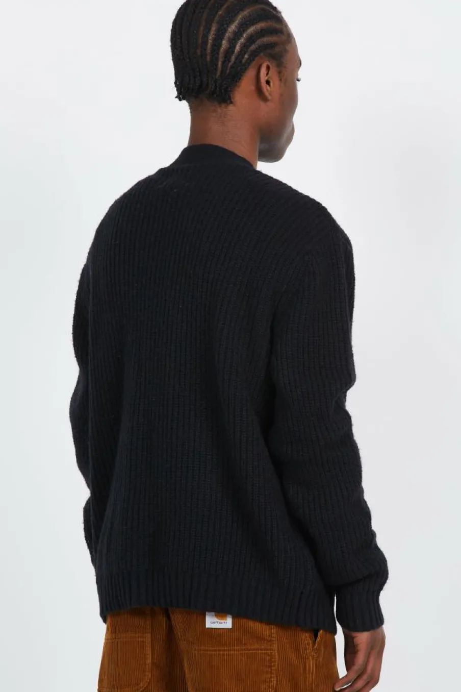 PULL F4GFD003 ABATE CARDI 010 B - Cardigan | Noir*FARAH Sale