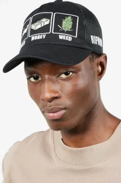 Pu$$y, Money, Weed Trucker Hat - Casquette | Noir*RIPNDIP New