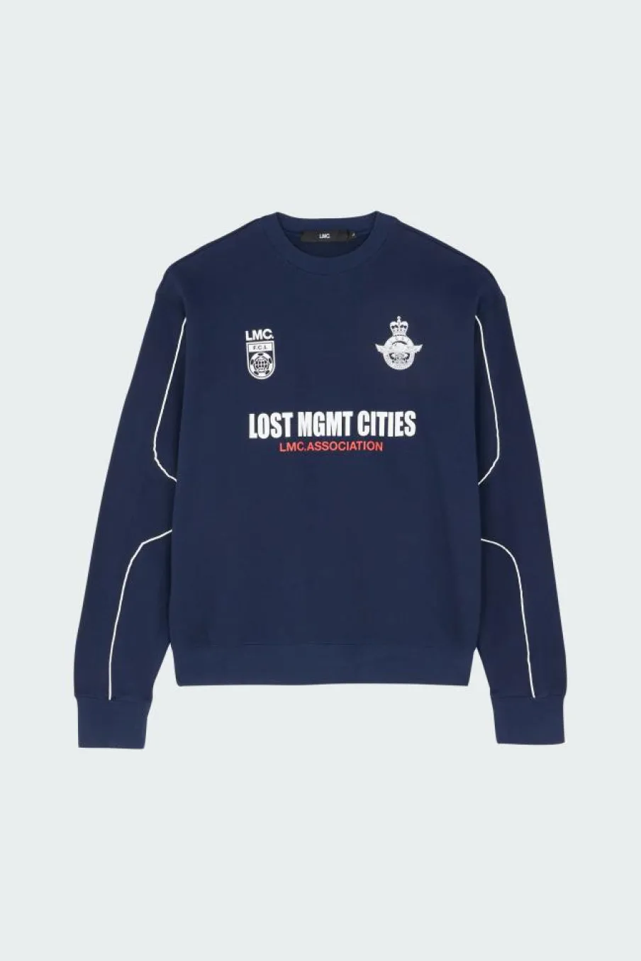 RACING SWEATSHIRT - Sweatshirt | Bleu*LOST MANAGEMENT CITIES