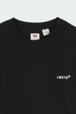 RED TAB VINTAGE TEE - Tee-shirt col rond avec logo brodé en coton | Noir*LEVI'S Sale