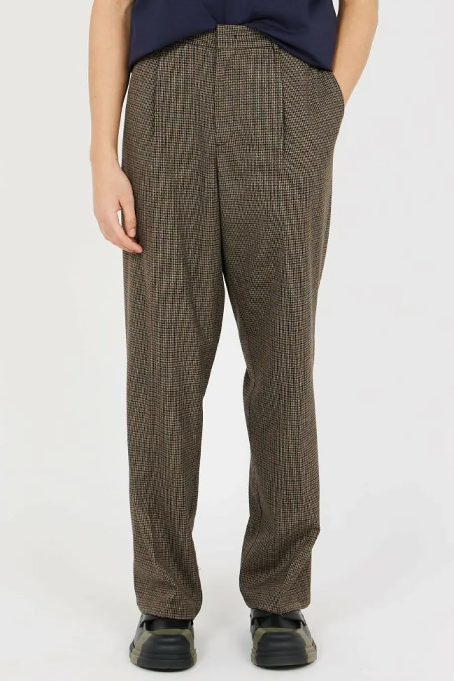 REECE CHECK 2.0 - Pantalon | Marron*LES DEUX