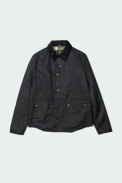 Reelin Wax Jacket - Blouson en coton ciré | Bleu*BARBOUR