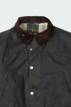 Reelin Wax Jacket - Blouson en coton ciré | Vert*BARBOUR Online