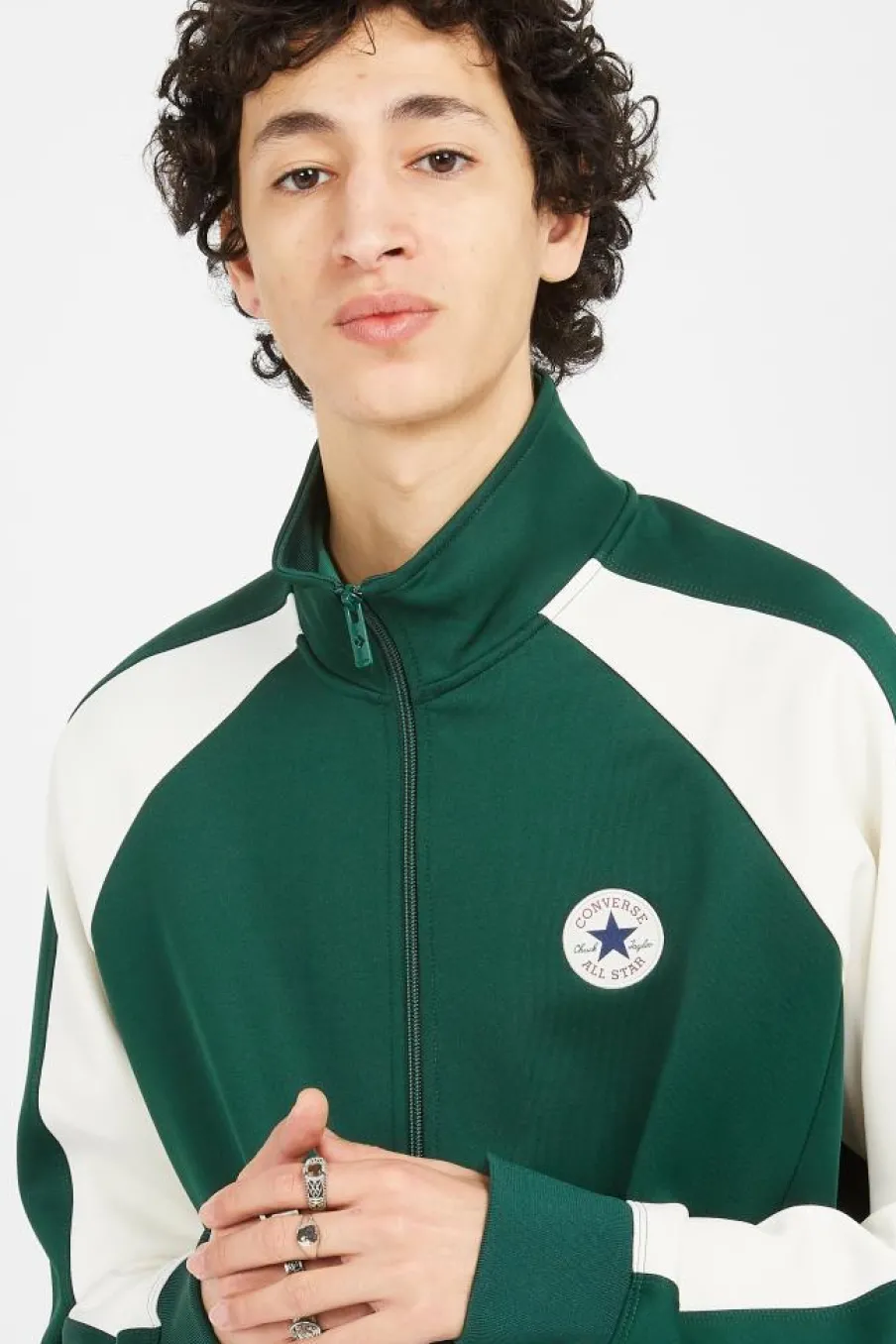 RETRO CHUCK BLOCKED TRACK JACKET - Veste | Vert*CONVERSE