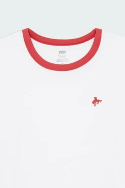 RETRO EMB RINGER TEE - T-shirt | Blanc*LEVI'S